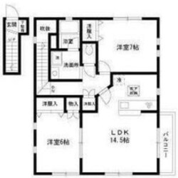 ハイライズ玉川学園の物件間取画像